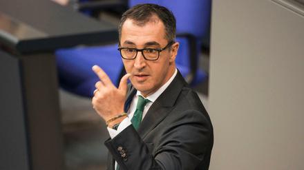 Der Grünen-Politiker Cem Özdemir im Bundestag.