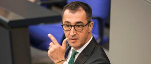 Der Grünen-Politiker Cem Özdemir im Bundestag.