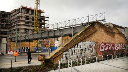 Die umstrittene Yorckbrücke in Kreuzberg, aufgenommen im November 2017.