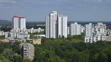 Hochhäuser in Gropiusstadt - Mieterinitiativen beklagen rücksichtslose Modernisierungen im Kiez.