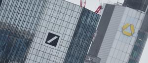 Schon länger wird in Frankfurt über ein Zusammenschluss der Deutschen Bank und der Commerzbank diskutiert.