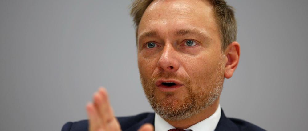 FDP-Chef Christian Lindner.