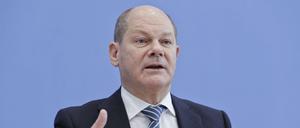 Der Bundesfinanzminister Olaf Scholz (SPD).