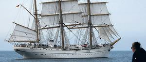 Die "Gorch Fock" auf einem Archivbild von 2015