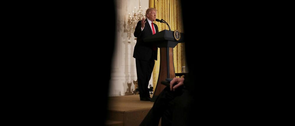 Unter Beobachtung: US-Präsident Donald Trump 