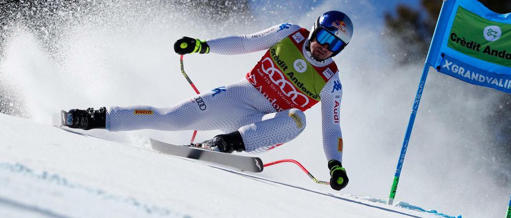 Siegreiche Abfahrt: Dominik Paris gewann auch in Soldeu.
