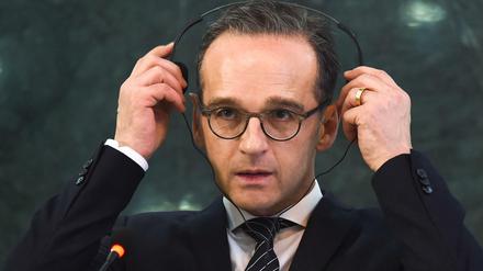 Außenminister Heiko Maas am Montag in Kabul.