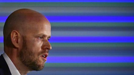 Der Gründer und CEO des schwedischen Musik-Streamingdienstes Spotify, Daniel Ek. Das Unternehmen hat bei der EU-Kommission eine wettbewerbsrechtliche Beschwerde gegen Apple eingereicht.