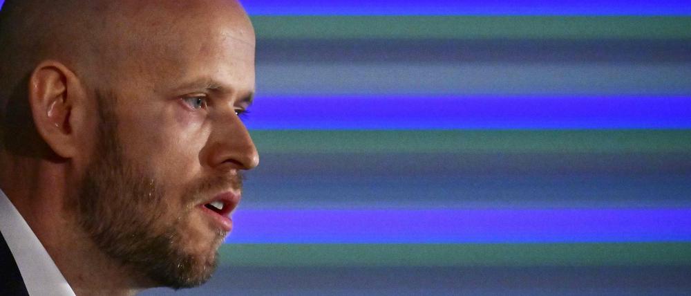 Der Gründer und CEO des schwedischen Musik-Streamingdienstes Spotify, Daniel Ek. Das Unternehmen hat bei der EU-Kommission eine wettbewerbsrechtliche Beschwerde gegen Apple eingereicht.