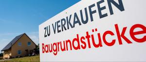 In Deutschland fließt viel Geld in Immobilien, sobald der Bau genehmigt ist. 