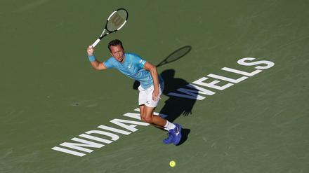 Für eine Überraschung gut: Philipp Kohlschreiber beim Turnier in Indian Wells.