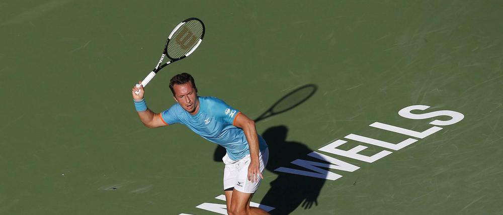 Für eine Überraschung gut: Philipp Kohlschreiber beim Turnier in Indian Wells.