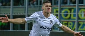 Luka Jovic erzielte früh das letztlich entscheidende Tor. 