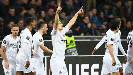 An Europas Spitze. Luka Jovic und Eintracht Frankfurt wollen noch hoch hinaus.