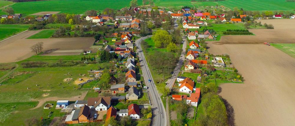 Zu wenig gefördert? Ländlicher Raum in Brandenburg - Sieversdorf im Landkreis Oder-Spree.