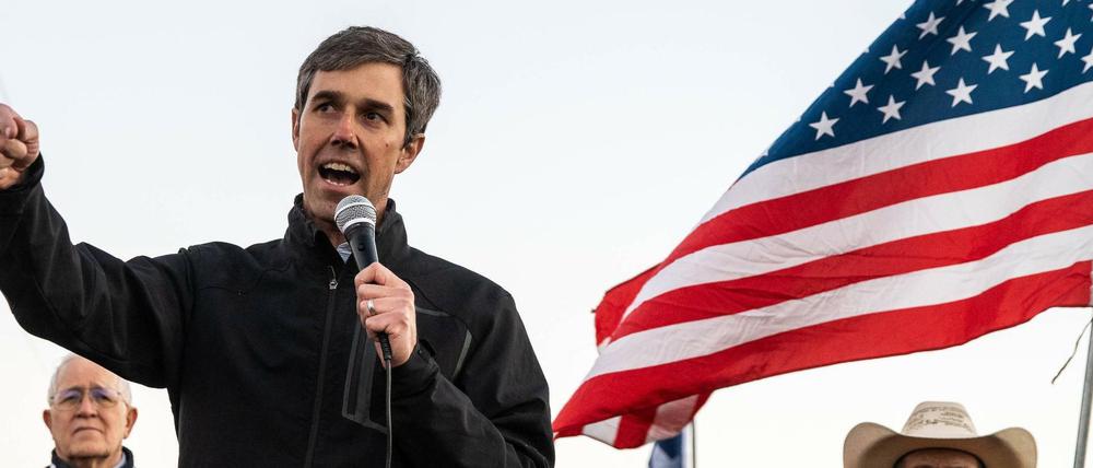 Beto O Rourke bei einem Auftritt in El Paso, Texas
