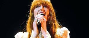 Sängerin Florence Welch aus London. 