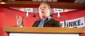 Linken-Politiker Klaus Ernst Anfang März beim politischen Aschermittwoch seiner Partei in Passau. 