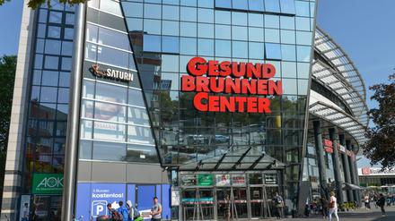 Das Einkaufszentrum neben dem S-, U- und ICE-Bahnhof Gesundbrunnen in Berlin-Mitte.