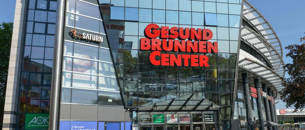 Das Einkaufszentrum neben dem S-, U- und ICE-Bahnhof Gesundbrunnen in Berlin-Mitte.