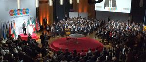 Zwei Tage lang sammeln Wissenschaftler, Experten und Politiker in Berlin Vorschläge für eine bessere Welt.