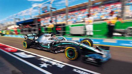 Der Dominator: Lewis Hamilton, hier beim freien Training in Australien, hat den WM-Titel fünf Mal gewonnen.