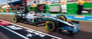 Der Dominator: Lewis Hamilton, hier beim freien Training in Australien, hat den WM-Titel fünf Mal gewonnen.