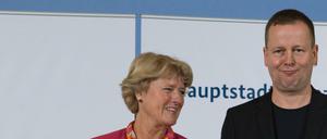 Kulturstaatsministerin Monika Grütters (CDU) und Berlins Kultursenator Klaus Lederer (Linke). 