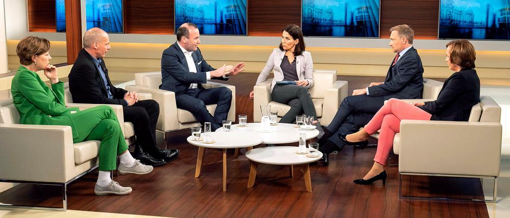 Es waren schon mal deutlich mehr Zuschauer bei "Anne Will", hier die Ausgabe vom vergangenen Sonntag