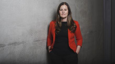 Janine Wissler, Bundesvorsitzende der Partei Die Linke und frisch gewähltes Mitglied des Bundestages.