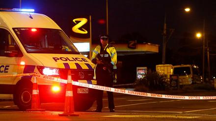 Polizist in Christchurch