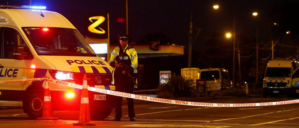 Polizist in Christchurch
