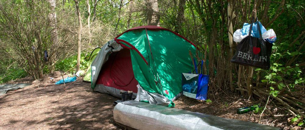 Wilde Camps werden immer wieder geräumt