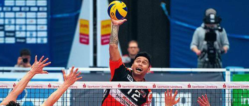 Berlins Samuel Tuia will sein Können auch am Samstag im Heimspiel gegen Rottenburg zeigen.