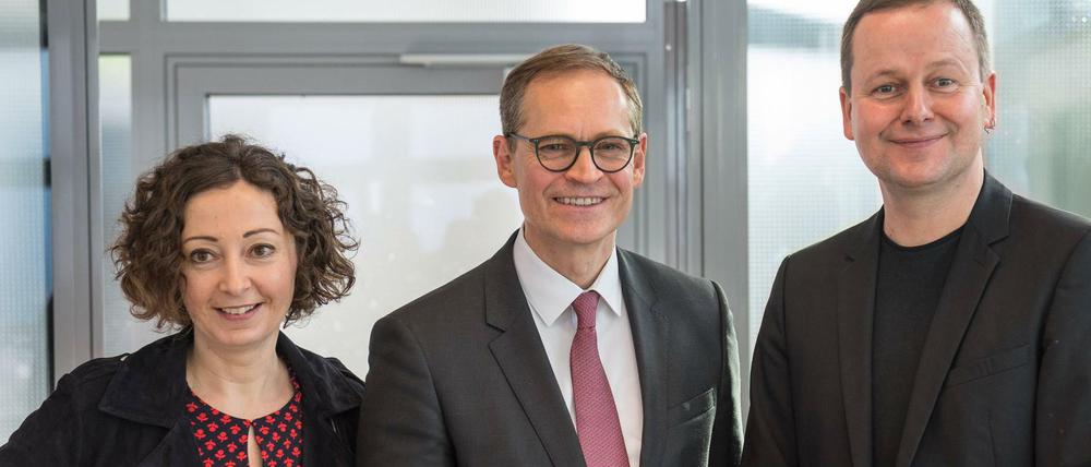 Zukunftsmodell? So präsentierten sich die Parteichefs der Koalition Anfang März, jetzt bekräftigten die Fraktionen den Kurs.