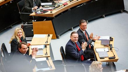 Will sich in Zukunft an einer Regierung auf Landesebene beteiligen: die Berliner AfD-Fraktion im Abgeordnetenhaus.