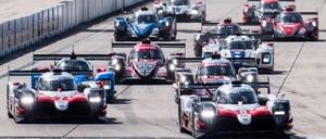 Ganz vorn dabei. Toyotas Startnummer 8, die Fernando Alonso gehört.