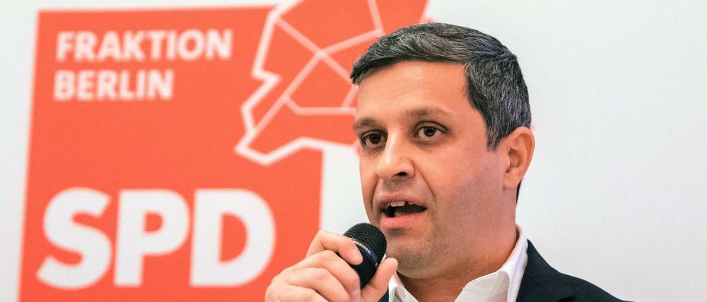 Seit dem 1. Dezember 2011 ist Raed Saleh Vorsitzender der Berliner SPD-Fraktion im Abgeordnetenhaus.