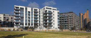 Neubauten am Gleisdreieck-Park