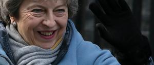 Die britische Regierungschefin Theresa May am Donnerstag in London. 