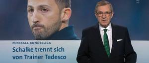 Unwohlsein: Sprecher Jan Hofer am Donnerstagabend in der "Tagesschau".