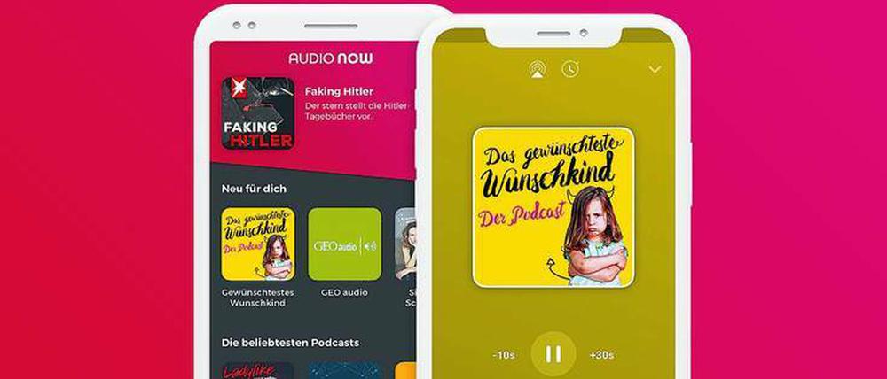 Als App oder im Web: Audio Now ist für die Hörer kostenlos, das Angebot finanziert sich über Werbung. 