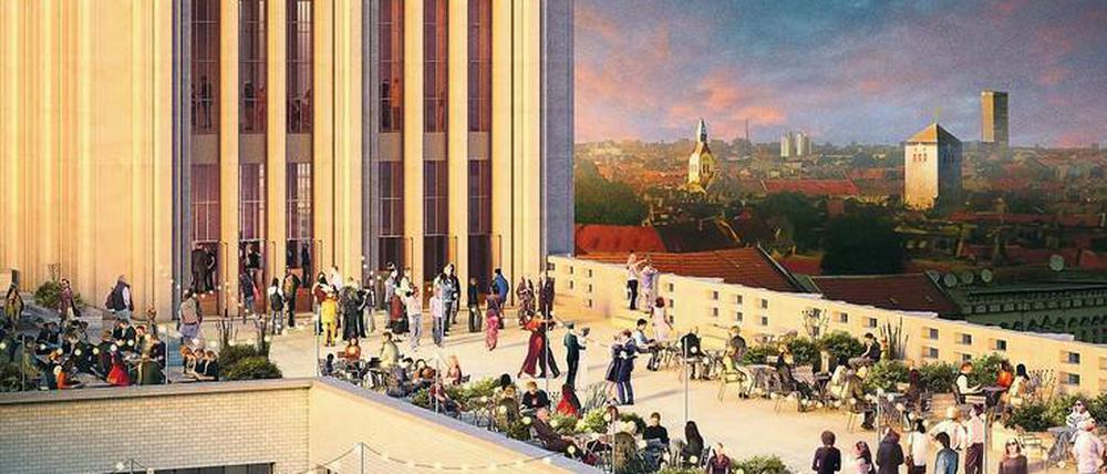 Der Karstadt-Entwurf aus dem Hause Chipperfield.
