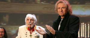 Thomas Gottschalk und "Wetten, dass..?", das war nicht nur in der Dezemberausgabe 2008 mit Johannes Heesters (links) ein Quotenhit