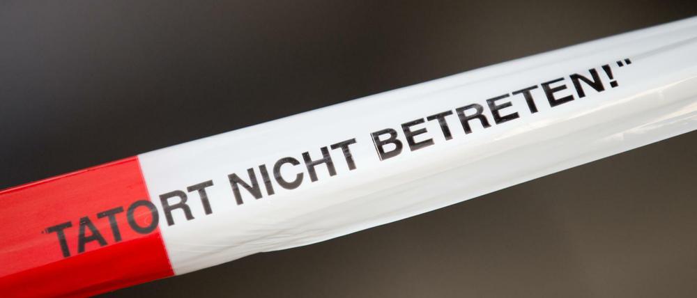 Abgesperrter Tatort. (Symbolbild)