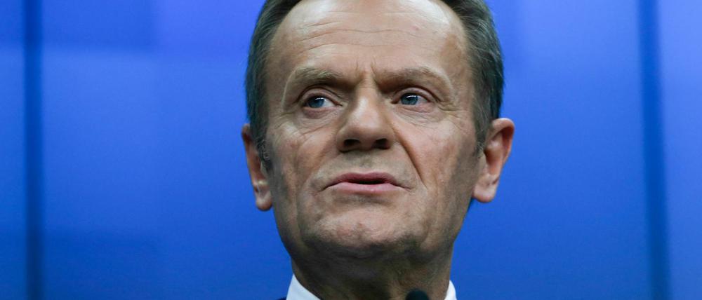 EU-Ratspräsident Donald Tusk.