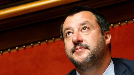 Die Senatsmehrheit auf seiner Seite: Italiens Innenminister Matteo Salvini.