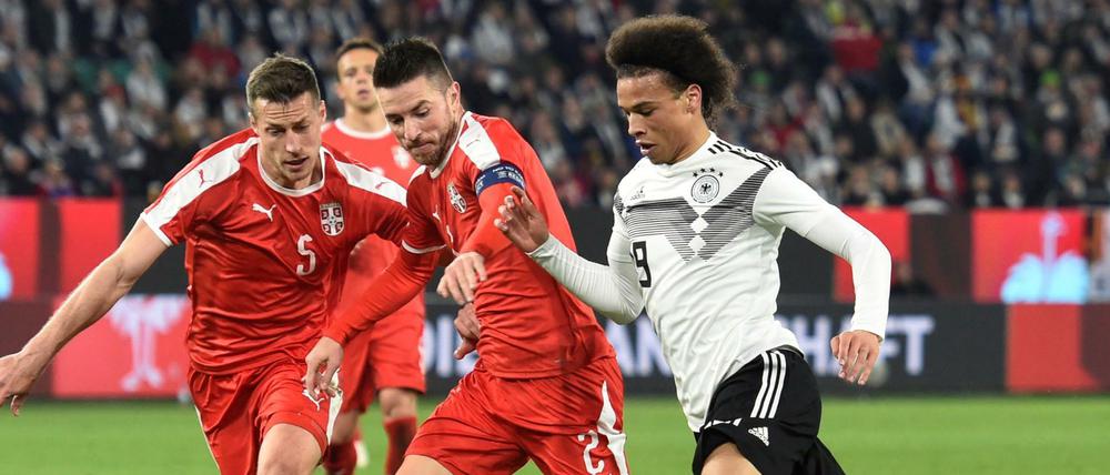 Leroy Sane in Aktion.