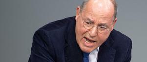 Bundestagsabgeordneter Gregor Gysi (Die Linke).