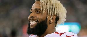 Gute Laune: Odell Beckhams Wechsel zu den Cleveland Browns sorgte in den USA für mächtig Wirbel.